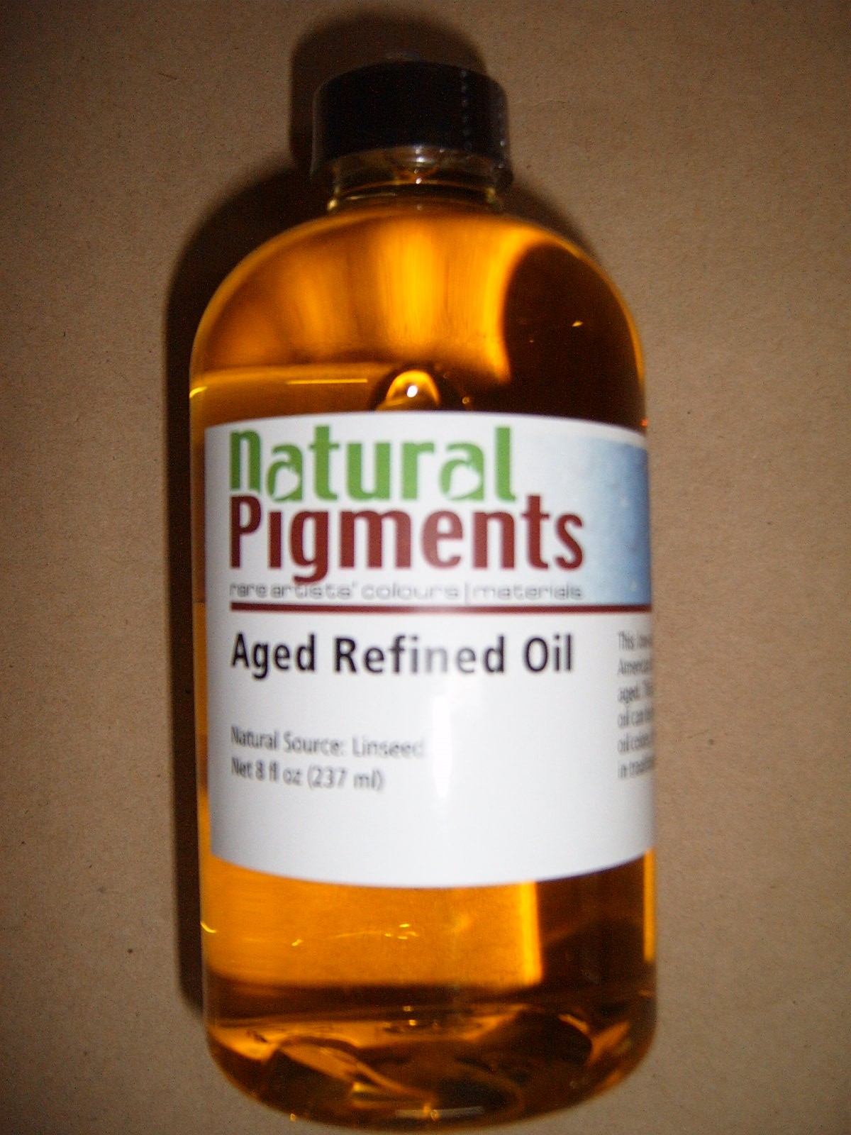 Natural Pigments Aged Refined linseed oIl